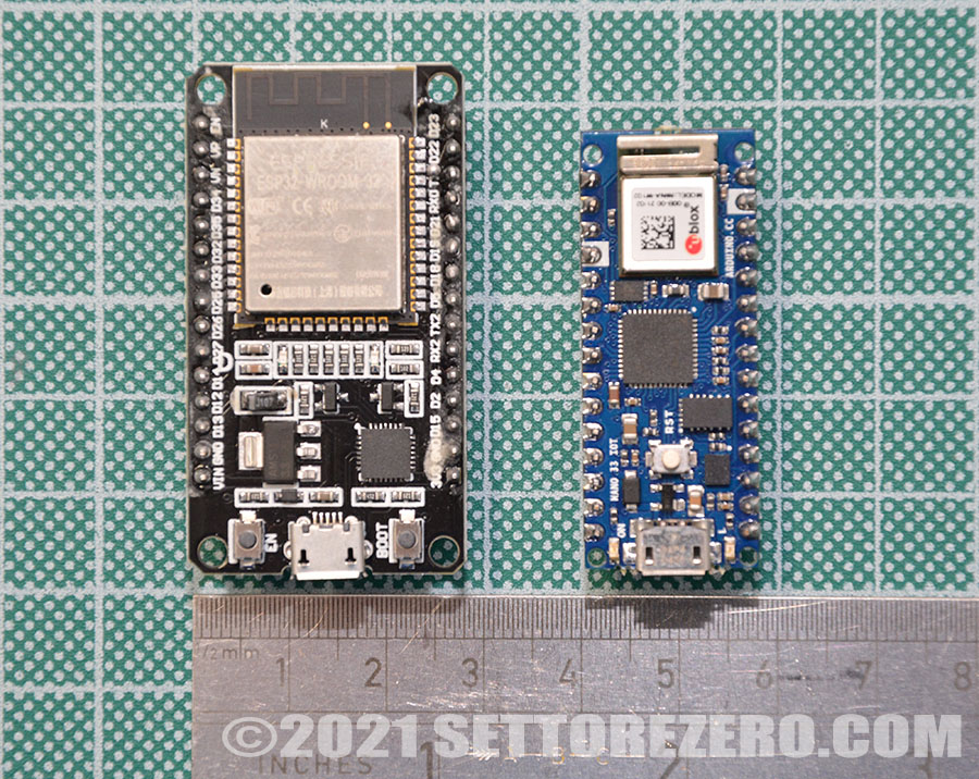 NodeMCU ESP32 vs Arduino Nano 33 IOT